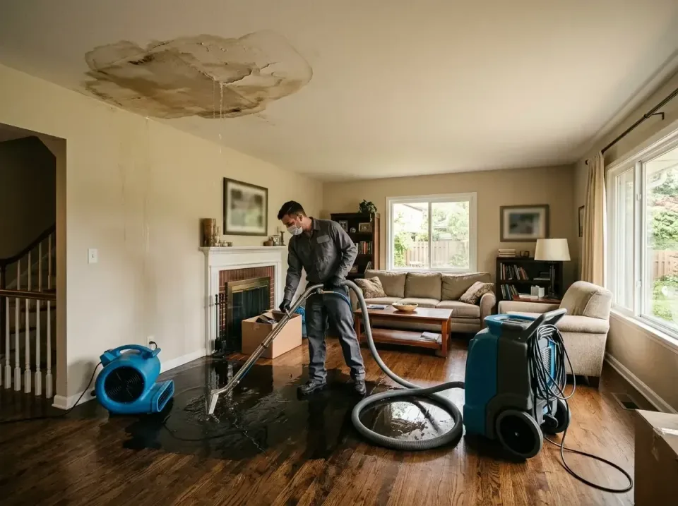 attic-pipe-burst-ceiling-drip-008 — frequently asked questions, Water Damage Restoration & Carpet Care in Indianola, MS